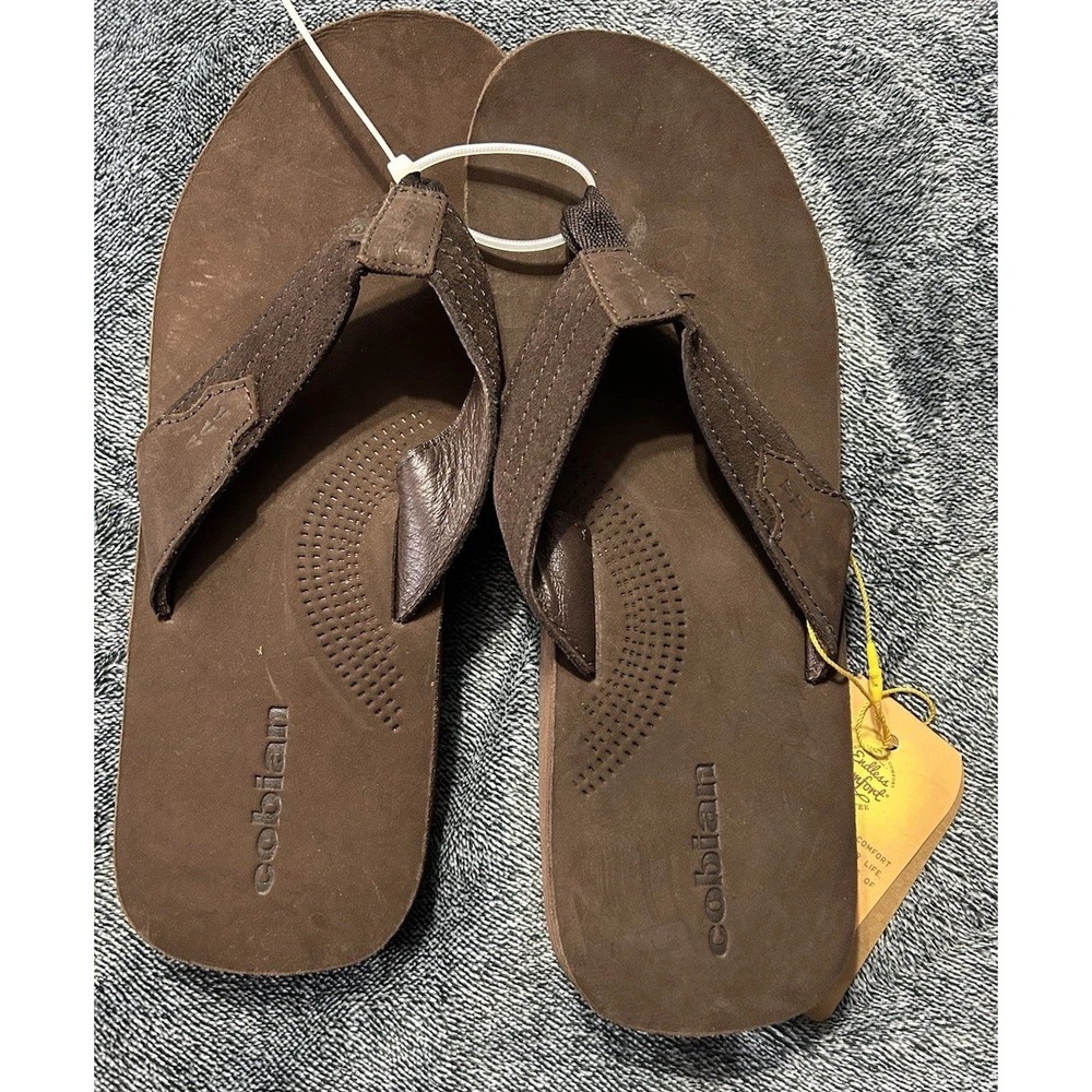 Cobian Lazo Brown Size 13 Men's Flip Flop Sandals
